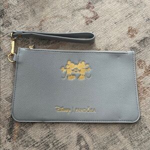 Disney Pandora Gold and Gray Wristlet